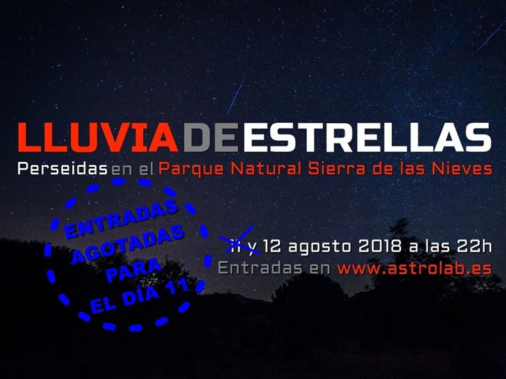 Observaciones astronómicas con niños y lluvia de Perseidas en agosto en Astrolab, Yunquera