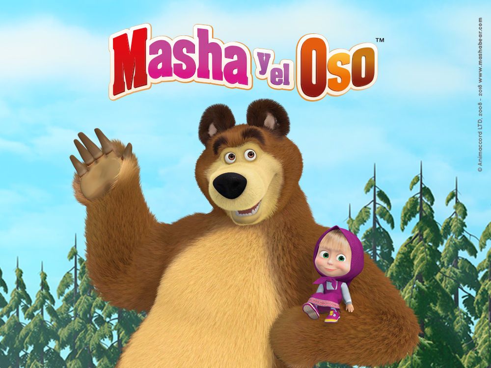 Juegos y actividades infantiles sobre Masha y el Oso en el CC Miramar Fuengirola en septiembre