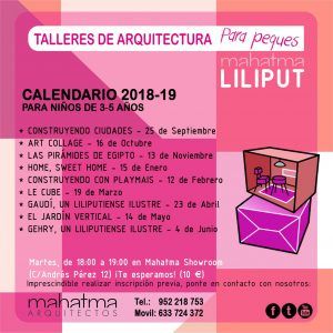 Talleres de arquitectura para niños con Mahatma Liliput en Málaga