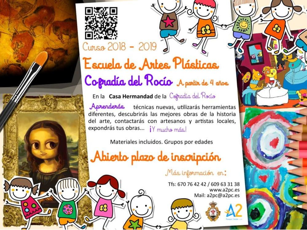 Escuela de artes plásticas para niños en Málaga