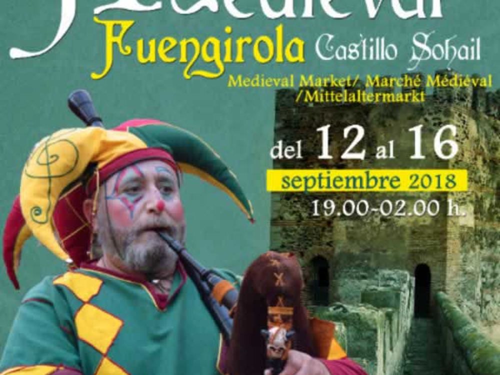 Mercado Medieval gratis en el Castillo Sohail de Fuengirola con actividades infantiles