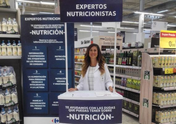 Talleres gratis sobre nutrición en Carrefour Los Patios de Málaga en octubre