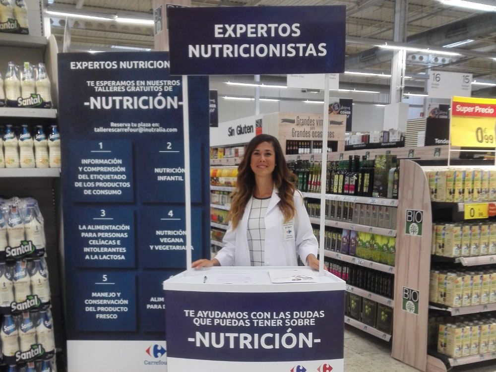 Talleres gratis sobre nutrición en Carrefour Los Patios de Málaga