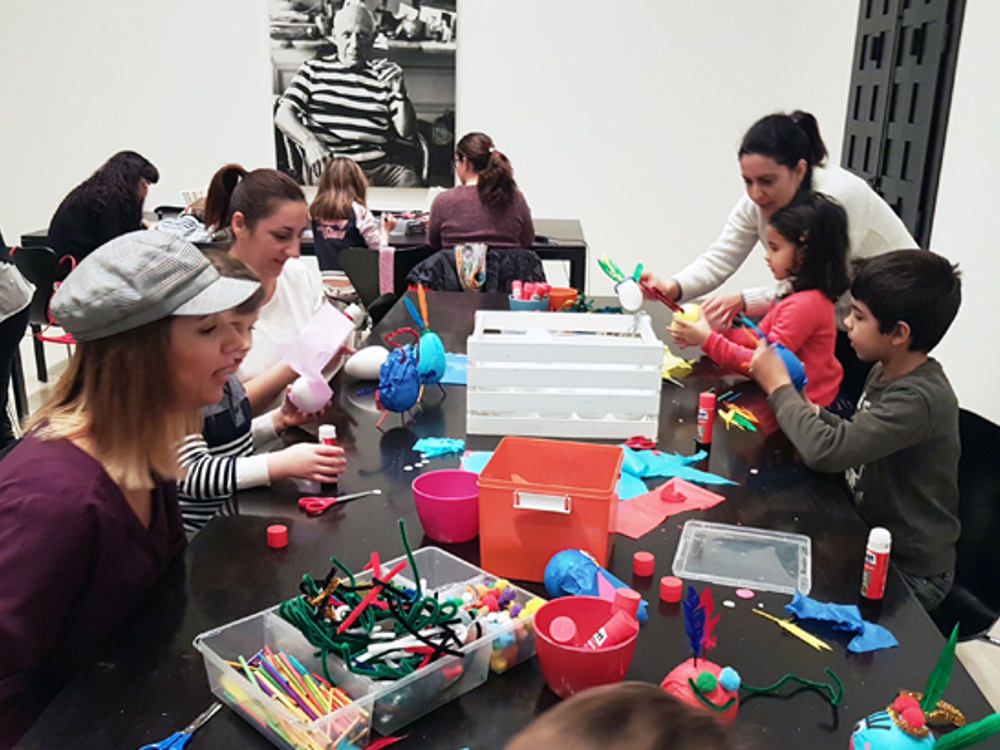 Talleres para niños y familias de marzo a mayo en el Museo Picasso Málaga