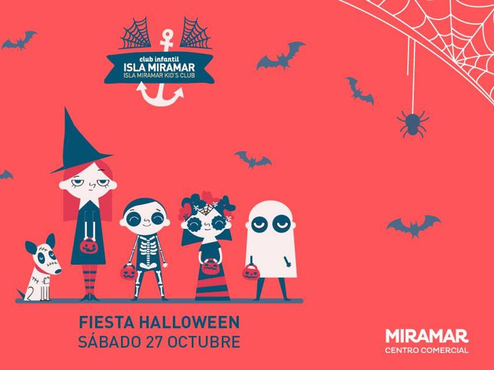 Concurso de disfraces y animación para niños en la fiesta de Halloween del CC Miramar de Fuengirola