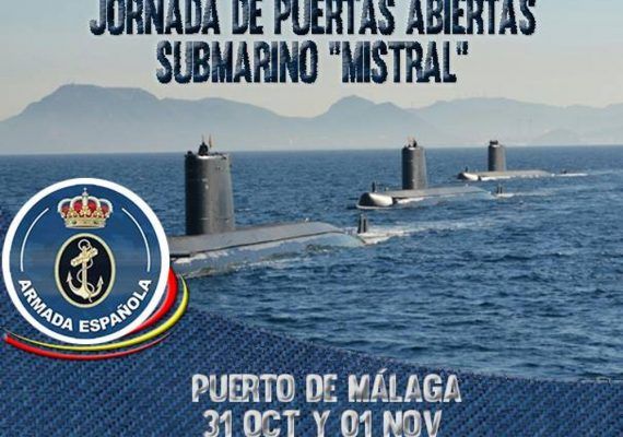 Visita el submarino Mistral con toda la familia en el puerto de Málaga
