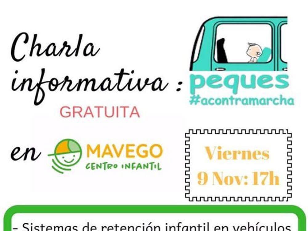 Charla gratis para madres y padres en Málaga sobre sistemas de retención infantil en vehículos