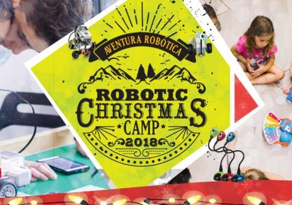 Campamento de Navidad para niños sobre robótica educativa en inglés en Málaga