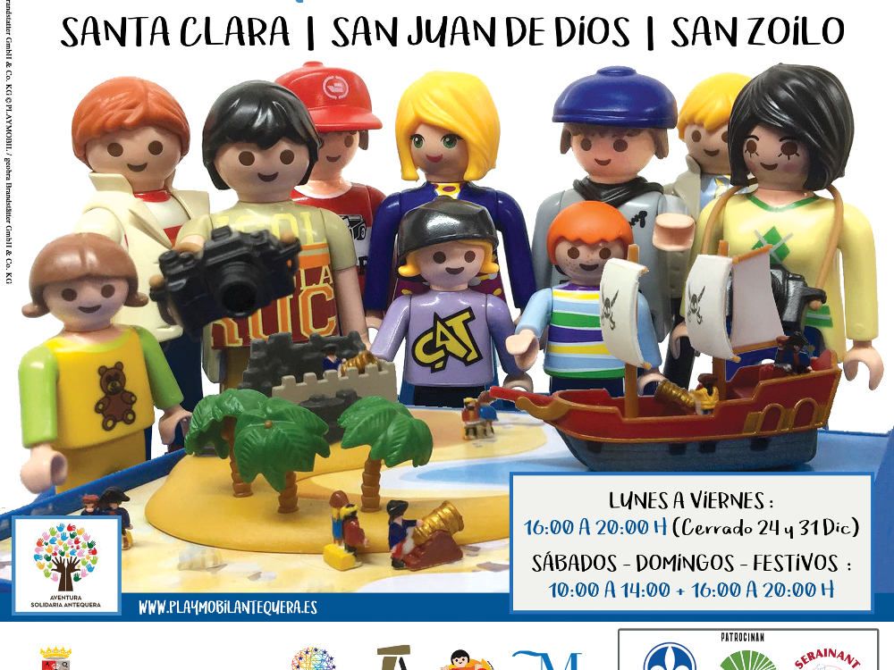 Exposición de clicks de Playmobil en Antequera