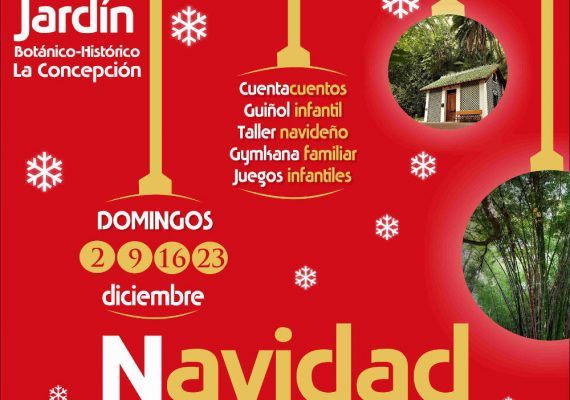 La Navidad llega al Jardín Botánico La Concepción de Málaga con actividades para toda la familia