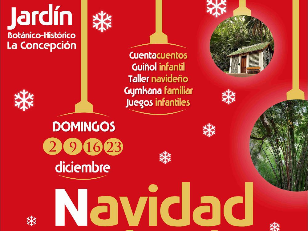 La Navidad llega al Jardín Botánico La Concepción de Málaga con actividades para toda la familia