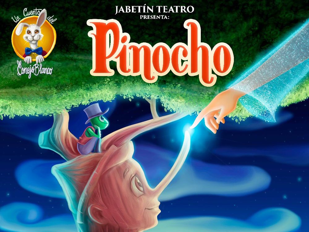Sorteo de 10 entradas individuales para el teatro infantil de Pinocho en Málaga