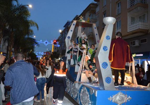 Cabalgata de Reyes Magos en Rincón de la Victoria (Málaga)
