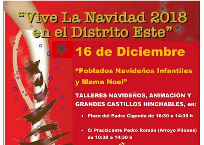Teatro infantil gratis y animación de Navidad en el distrito Este de Málaga