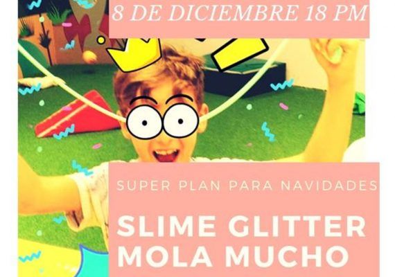 Taller de slime para niños en el Club Happy Málaga este sábado