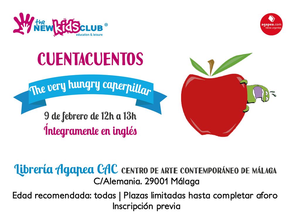Cuentacuentos en inglés gratis para niños en Málaga con The New Kids Club