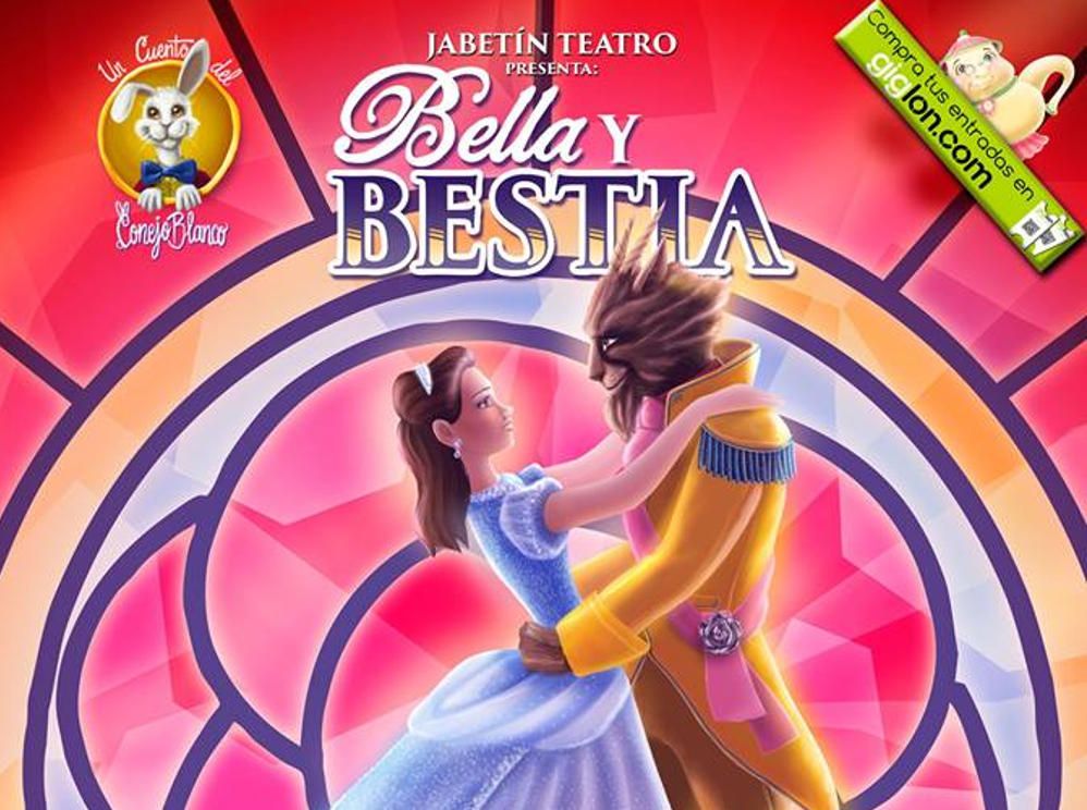 Musical infantil de Bella y Bestia en el teatro Las Lagunas de Mijas