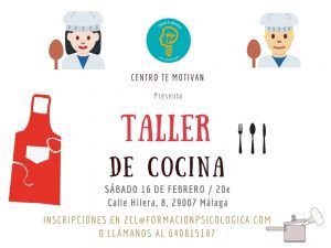 Talleres infantiles de emociones y de cocina con Centro Te Motivan Málaga en febrero