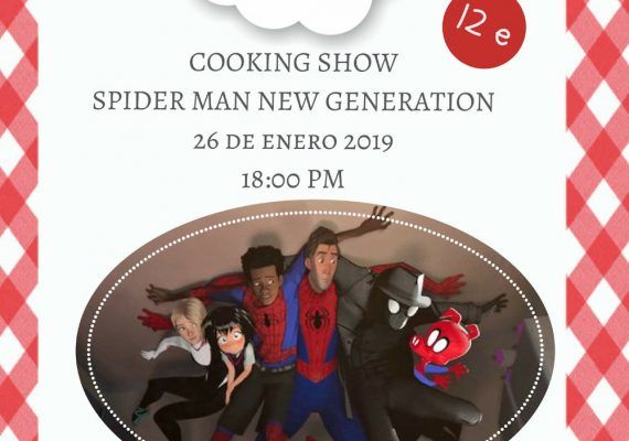 Taller de cocina para niños sobre Spiderman en el Club Happy Málaga