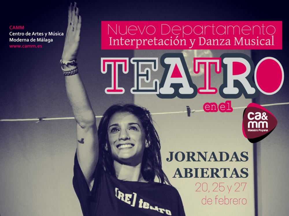 Jornada de puertas abiertas de teatro y danza para niños y adolescentes en el CAMM de Málaga