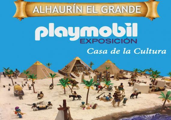 Exposición de clicks de Playmobil gratis para toda la familia sobre diferentes épocas de la historia en Alhaurín el Grande
