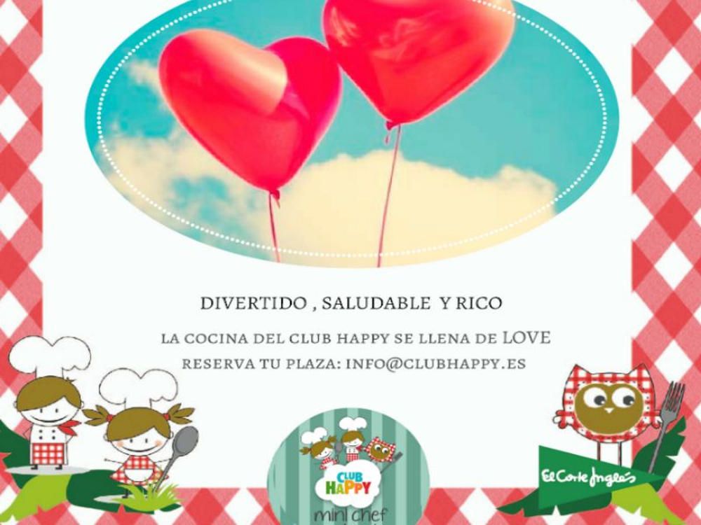 Taller de cocina infantil especial San Valentín en el Club Happy Málaga