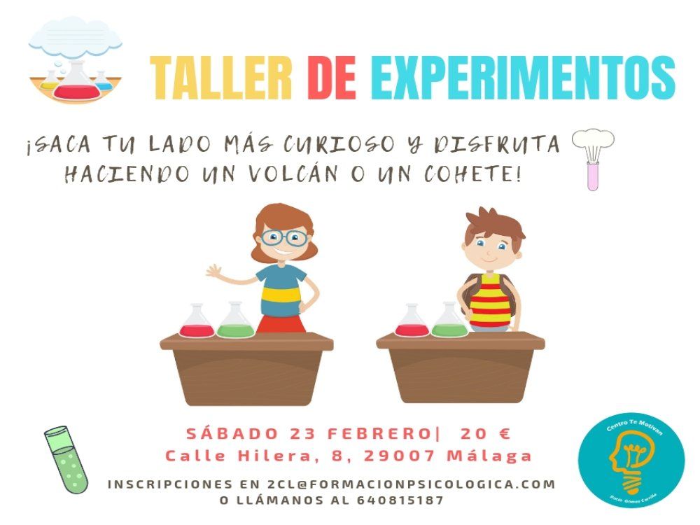 Ciencia, arte y yoga para niños en los talleres de marzo del Centro Te Motivan Málaga