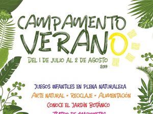 Campamento de verano infantil en el Jardín Botánico La Concepción de Málaga con multitud de actividades y juegos