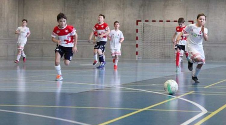 Fútbol sala para niños en Málaga