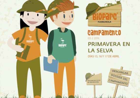 Campamento infantil de Semana Santa en Bioparc Fuengirola: primavera en la selva