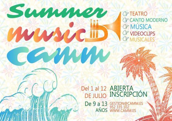 Campamento musical de verano de Camm Málaga