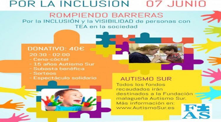 Gala benéfica en Málaga por la inclusión de personas con autismo