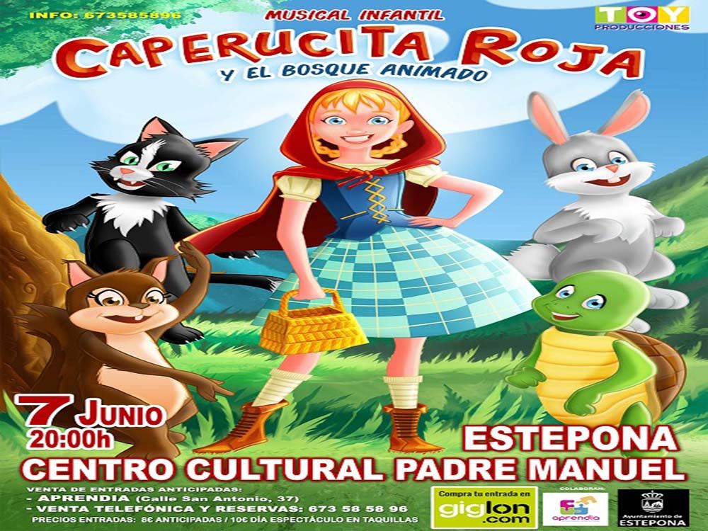 Musical de Caperucita Roja para toda la familia en Estepona