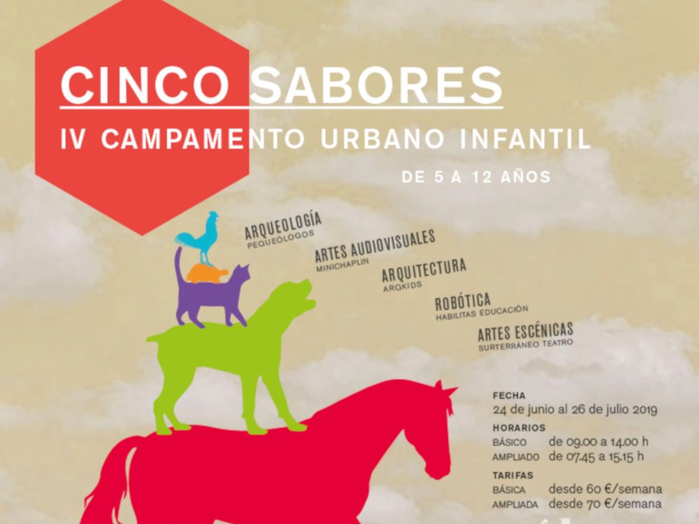 Cinco Sabores 2019, el campamento de verano para niños de La Térmica Málaga