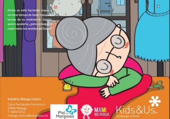 Cuentacuentos solidario en inglés para niños en Kids&Us Málaga Centro