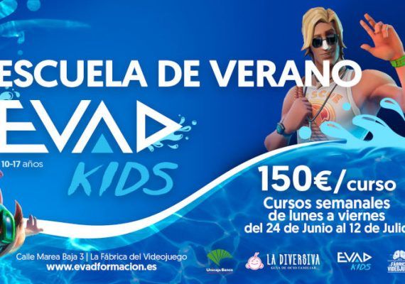 Escuela de verano para jóvenes sobre viodejuegos con EVAD Málaga