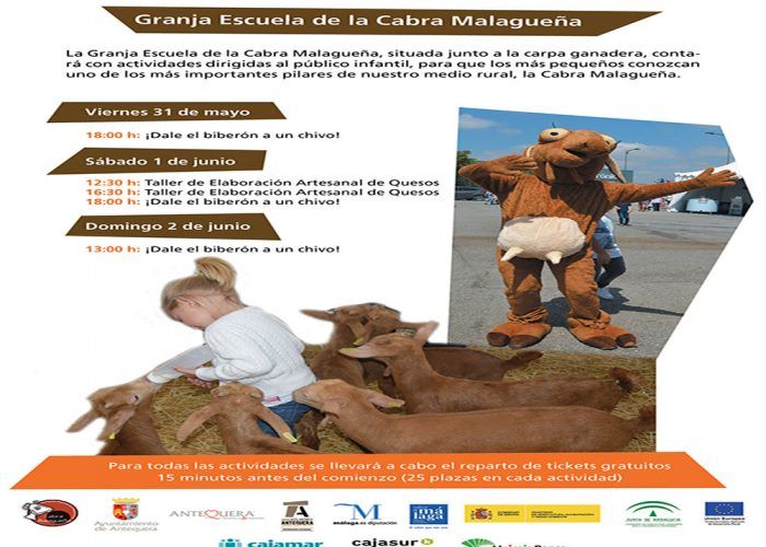 Actividades gratis para niños en Agrogant 2019, la feria agrícola y ganadera de Antequera