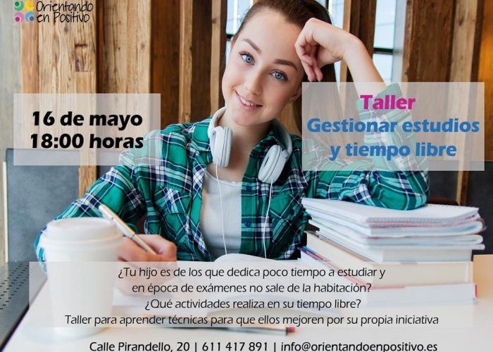 Talleres sobre cómo educar a hijos adolescentes en mayo con Orientando en Positivo (Málaga)