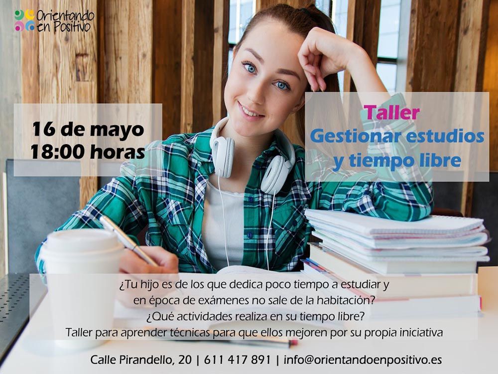 Adolescentes y proyecto de vida, entre los talleres para madres y padres de mayo con Orientando en Positivo (Málaga)