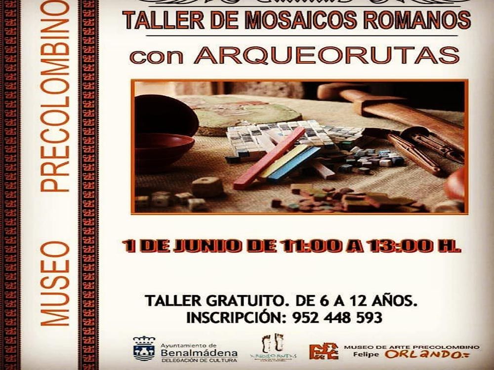 Taller infantil gratis de historia y arqueología en Benalmádena con ArqueoRutas