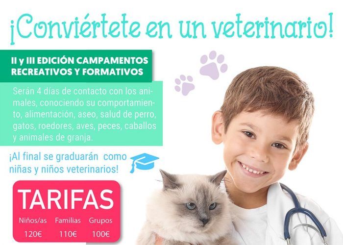 Campamento veterinario Sportislive en Verdecora Málaga