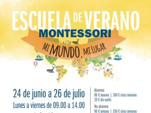 Escuela de verano para niños en el centro Montessori de Málaga