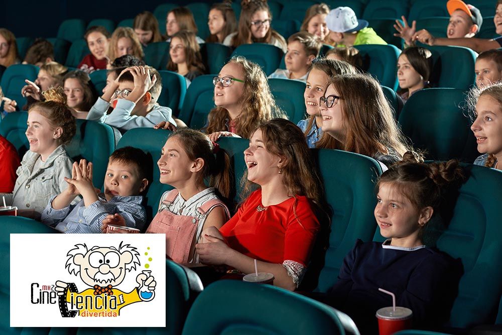 Excursiones escolares con talleres y película en el cine en Málaga, Vélez y Fuengirola con Ciencia Divertida y Cinesur