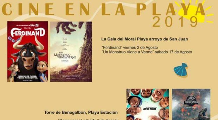Cine de Verano 2019 gratis en Rincón de la Victoria para niños y adolescentes