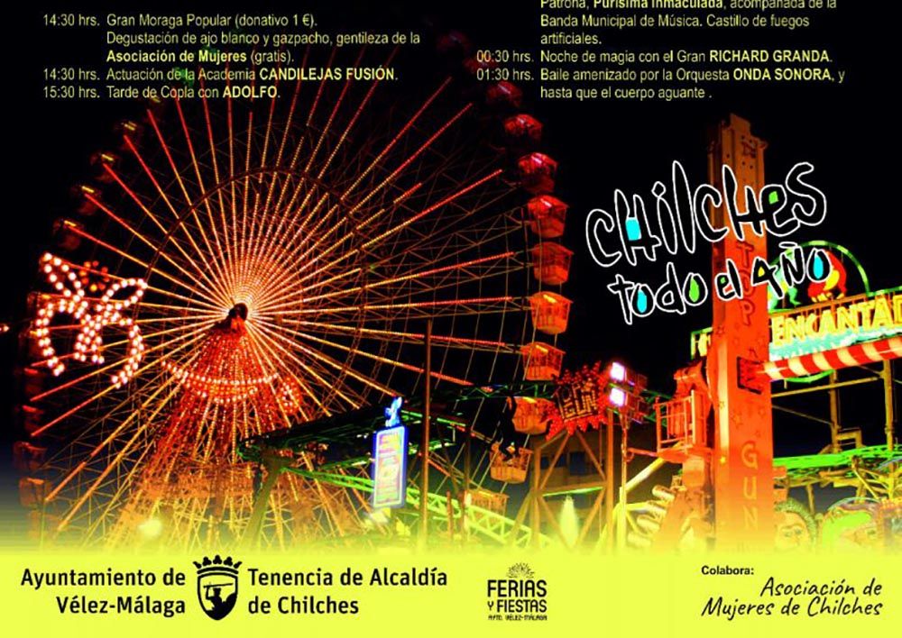 Actividades infantiles gratis en la Feria de Chilches (Vélez-Málaga)