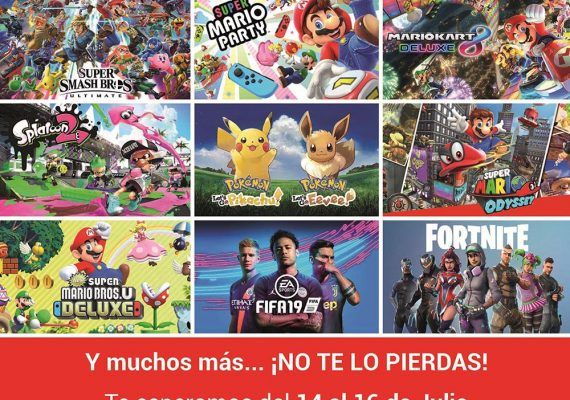 Roadshow Nintendo Switch: prueba gratis videojuegos para niños y adultos en Málaga