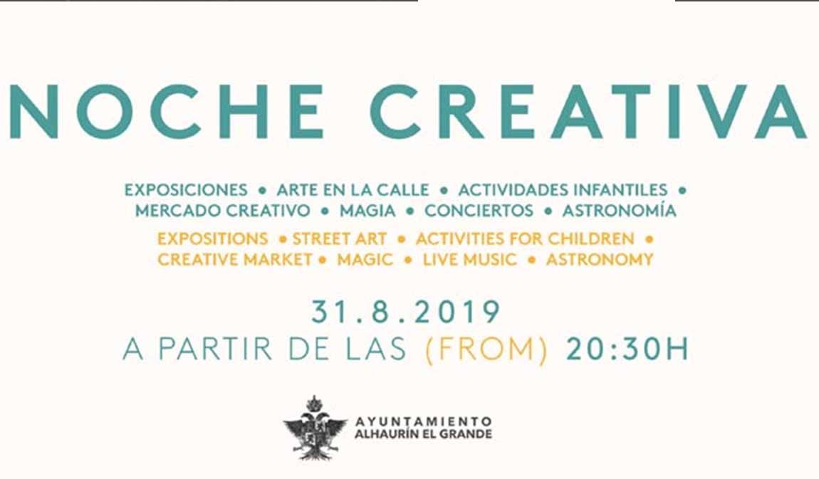 Ocio familiar y actividades gratis en Alhaurín El Grande con la ‘Noche Creativa Éo Noé’