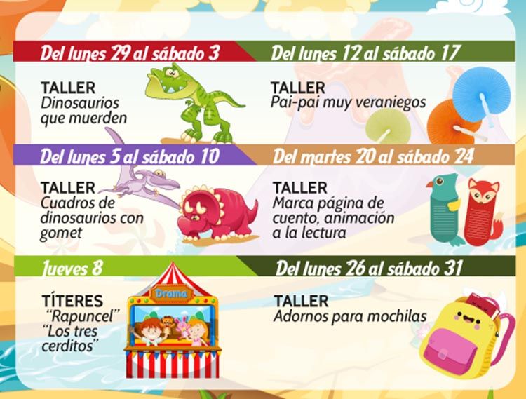 Actividades y títeres gratis para niños en agosto en el Centro Comercial Rosaleda Málaga