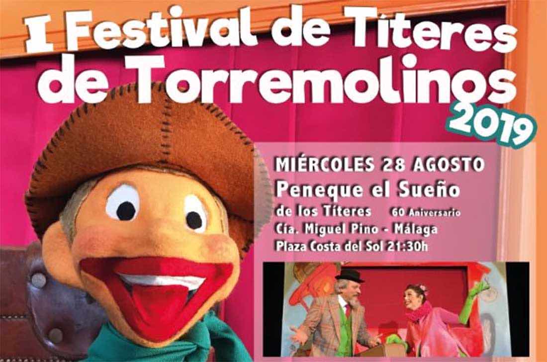 Festival de títeres gratis para niños en Torremolinos con Peneque