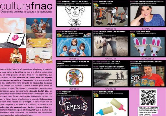 Talleres infantiles gratis con Fnac Marbella en septiembre